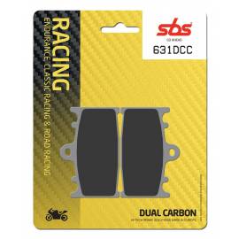 Pastillas de freno SBS 631DCC de compuesto Dual Carbono Classic