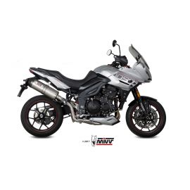 Escape aprovado Mivv OVAL em titânio para TRIUMPH TIGER SPORT 1050 17-20 | TIGER 1050 17-20