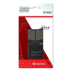 Pastilhas de travão Brembo orgânicas 07003