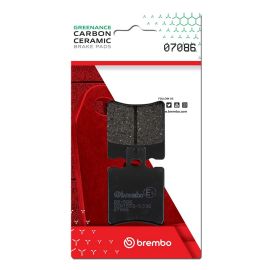 Pastilhas de travão Brembo orgânicas 07086