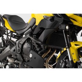 Defensas SW Motech en negro para Kawasaki Versys 650 15-20