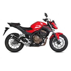 Escape homologado Storm GP Aço preto para HONDA CB 500 F 16-18