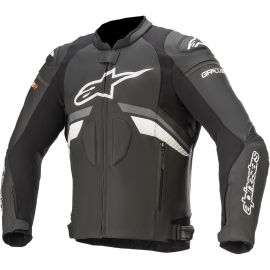 Chaqueta de piel Alpinestars Gp Plus R V3 Negro / Gris / Blanco