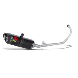 Escape completo Racing Akrapovic não homologado em carbono para HONDA CBR 125 R 11-16 | CBR 150 R 11-16