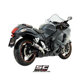 Escape no homologado SC-Project CR-T en carbono para SUZUKI GSX-R 1300 Hayabusa 08-17