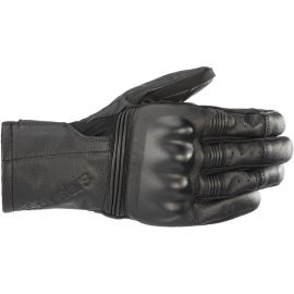 Guantes de piel Alpinestars Gareth Negro