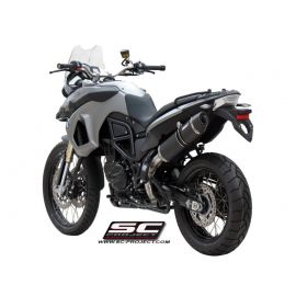 Escape homologado SC-Project Oval en carbono para BMW F 650 GS 08-12 | F 800 GS 08-15 | F 850 GS ADVENTURE 08-15