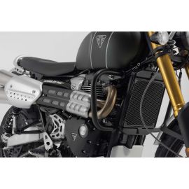 Defensas SW Motech en negro para TRIUMPH SCRAMBLER 1200 XC / XE 21-22