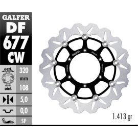 Disco de travão flutuante Galfer Wave CW DF677CW