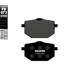 Pastilhas de travão Galfer semi-sinterizadas FD072G1054