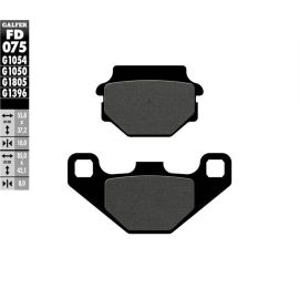 Pastilhas de travão Galfer semi-sinterizadas FD075G1050