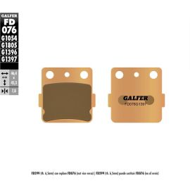 Pastilhas de travão Galfer sinterizadas FD076G1397