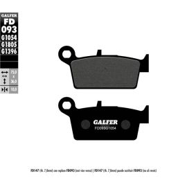 Pastilhas de travão Galfer semi-sinterizadas FD093G1054