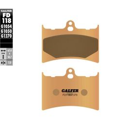 Pastilhas de travão Galfer sinterizadas FD118G1370