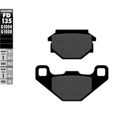 Pastilhas de travão Galfer semi-sinterizadas FD135G1050