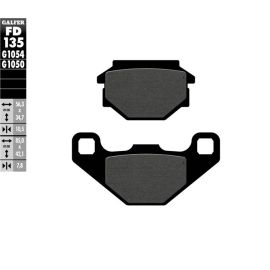 Pastilhas de travão Galfer semi-sinterizadas FD135G1054