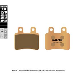 Pastilhas de travão Galfer sinterizadas FD270G1380