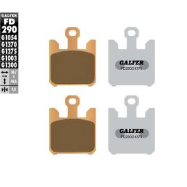 Pastilhas de travão Galfer sinterizadas FD290G1375