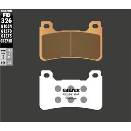 Pastilhas de travão Galfer sinterizadas FD326G1375R