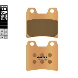 Pastilhas de travão Galfer sinterizadas FD329G1371