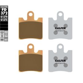 Pastilhas de travão Galfer sinterizadas FD372G1375