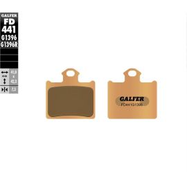 Pastilhas de travão Galfer sinterizadas FD441G1396