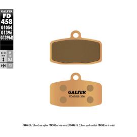 Pastilhas de travão Galfer sinterizadas FD458G1396