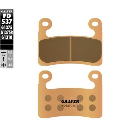 Pastilhas de travão Galfer sinterizadas FD537G1310