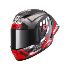 Casco Integral Shark RACE-R PRO GP 06 REPLICA ZARCO WINTER TEST Carbon Chrom Red