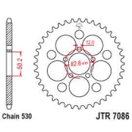 Coroa de aço JT Sprockets JTR7086