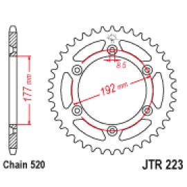 Coroa de aço JT Sprockets JTR223