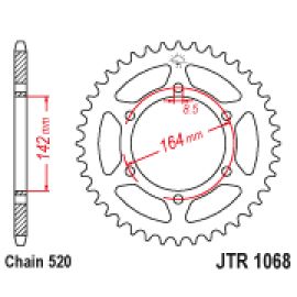 Coroa de aço JT Sprockets JTR1068