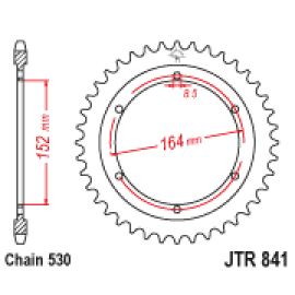 Coroa de aço JT Sprockets JTR841