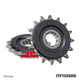 Rodas dentadas com borracha JT Sprockets de aço JTF1586RB