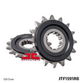 Rodas dentadas com borracha JT Sprockets de aço JTF1591RB