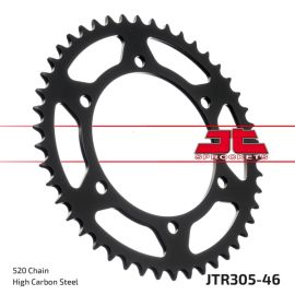 Coroa de aço JT Sprockets JTR305ZBK na preto