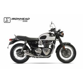 Escape esquerdo IXL OVC11SS homologado em aço inox. para TRIUMPH BONNEVILLE T100 18-20 | BONNEVILLE T120 2016