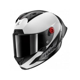 Casco Integral Shark Aeron Gp Blank SP Carbono Blanco Antracita