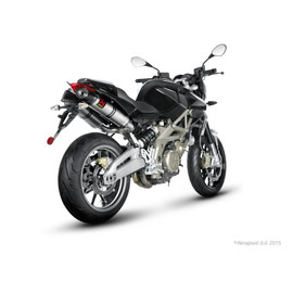 Escape Akrapovic aprovado em titânio para APRILIA SHIVER 750 / GT 10-16