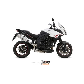 Escape aprovado Mivv SUONO em aço inoxidável para TRIUMPH TIGER SPORT 1050 13-16 | TIGER 1050 13-16