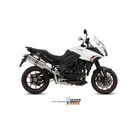 Escape aprovado Mivv SPEED EDGE em aço inoxidável para TRIUMPH TIGER SPORT 1050 13-16 | TIGER 1050 13-16